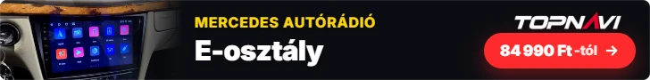 Mercedes-Benz E-osztály Android autórádió, multimédia fejegység, 84 990 Ft-tól – TOPNAVI