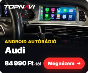 Audi Android autórádió, multimédia fejegység CarPlay és Android Auto funkcióval, 84 990 Ft-tól – TOPNAVI