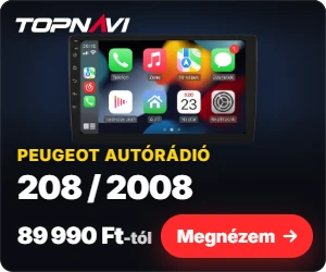 Peugeot 208 / 2008 Android autórádió, multimédia fejegység, 89 990 Ft-tól – TOPNAVI
