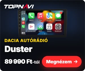 Dacia Duster Android autórádió, multimédia fejegység, 89 990 Ft-tól – TOPNAVI