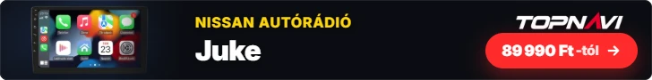Nissan Juke Android autórádió, multimédia fejegység, 89 990 Ft-tól – TOPNAVI