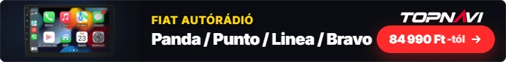 Fiat Panda / Punto / Linea / Bravo Android autórádió, multimédia fejegység, 84 990 Ft-tól – TOPNAVI