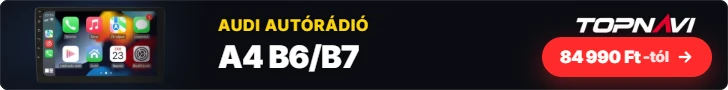 Audi A4 B6/B7 Android autórádió, multimédia fejegység, 84 990 Ft-tól – TOPNAVI