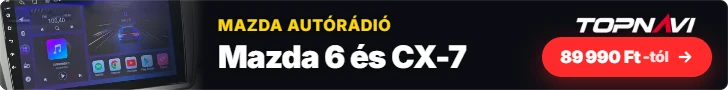 Mazda Mazda 6 és CX-7 Android autórádió, multimédia fejegység, 89 990 Ft-tól – TOPNAVI