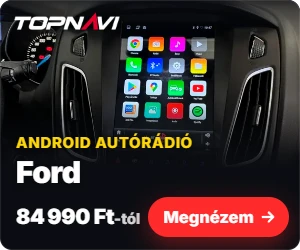 Ford Android autórádió, multimédia fejegység CarPlay és Android Auto funkcióval, 84 990 Ft-tól – TOPNAVI