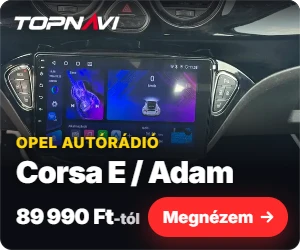 Opel Corsa E / Adam Android autórádió, multimédia fejegység, 89 990 Ft-tól – TOPNAVI