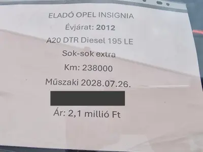 Opel Insignia 2012 (miniatűr)