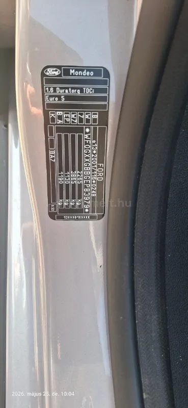 Ford Mondeo 2014