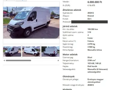 Fiat Ducato 2024 (miniatűr)