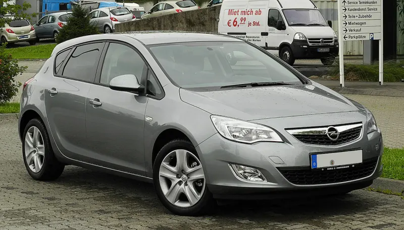 Opel Astra Fourth generation (Astra J) (2009–2015)